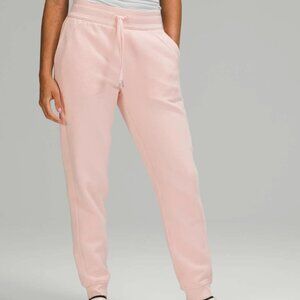 Lululemon Scuba High-Rise Jogger *Fleece 28" Pink Mist Women's 2